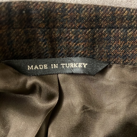 Joseph Feiss Men's Sport Coat Blazer Two Button Plaid Lambswool Classic Fit 52R - Picture 10 of 11